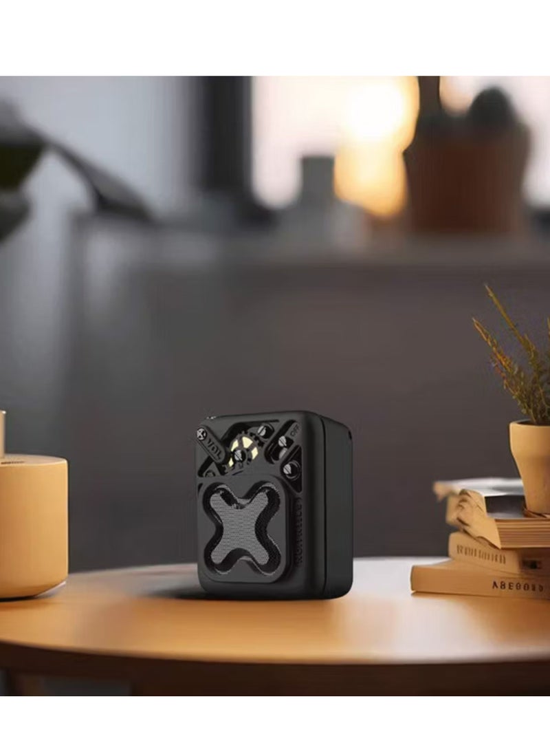 GREEN LION Champion Mini Speaker with Super Sound Quality, Volume Adjustment, 3 Hours Playtime, 650mAh Battery, Support TF Card - Black  - Image 3
