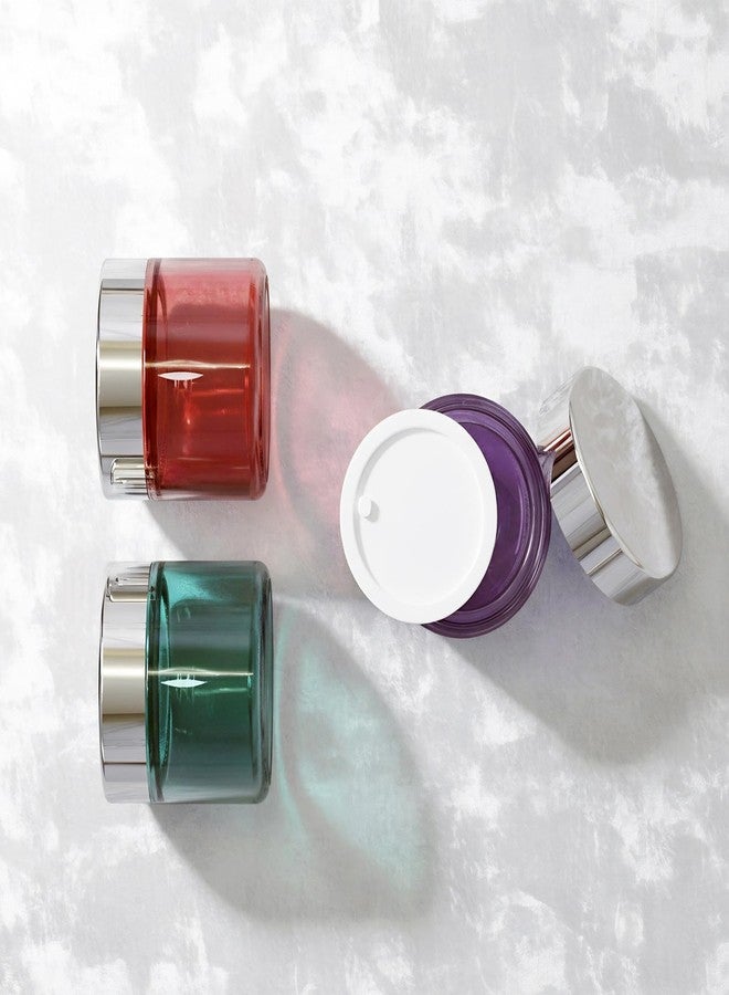seafulee 3Pack 2oz Small Glass Jars with Lids, 2 oz Travel Jars with Inner Liners,2 Ounce Travel Containers for Toiletries Cosmetics Containers,Cream Lotion,Body Scrub (3 Pack (2oz)) - Image 5