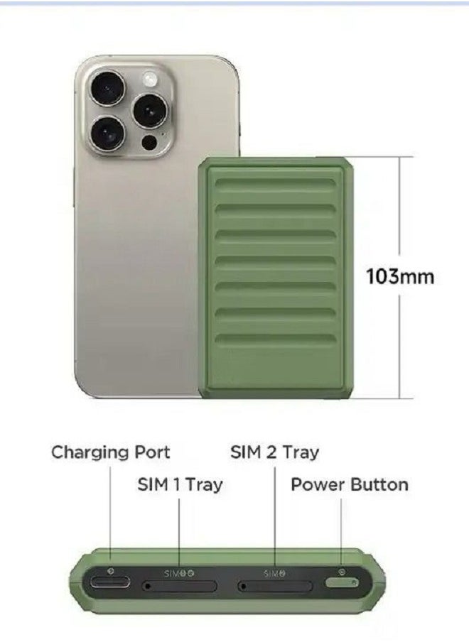 Generic - Non-PTA Dual Sim Dual Standby Adapter K7 - Call/SMS/Data Sharing for iPhone 5 to 15 Pro Max, iPod Touch, iPad - Dual SIM Functionality for Unlocked Devices - Image 1