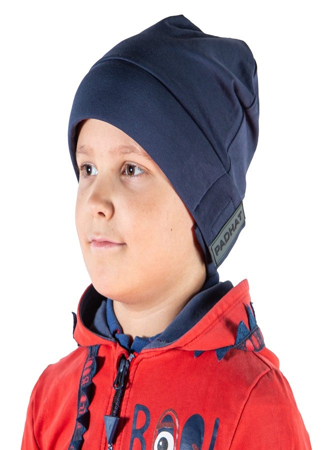 PADHAT Children Head Protective Hat Unique Self Adjusting Technology Padded Safety Baby Toddler Cap Ocean Blue Size L - Image 1