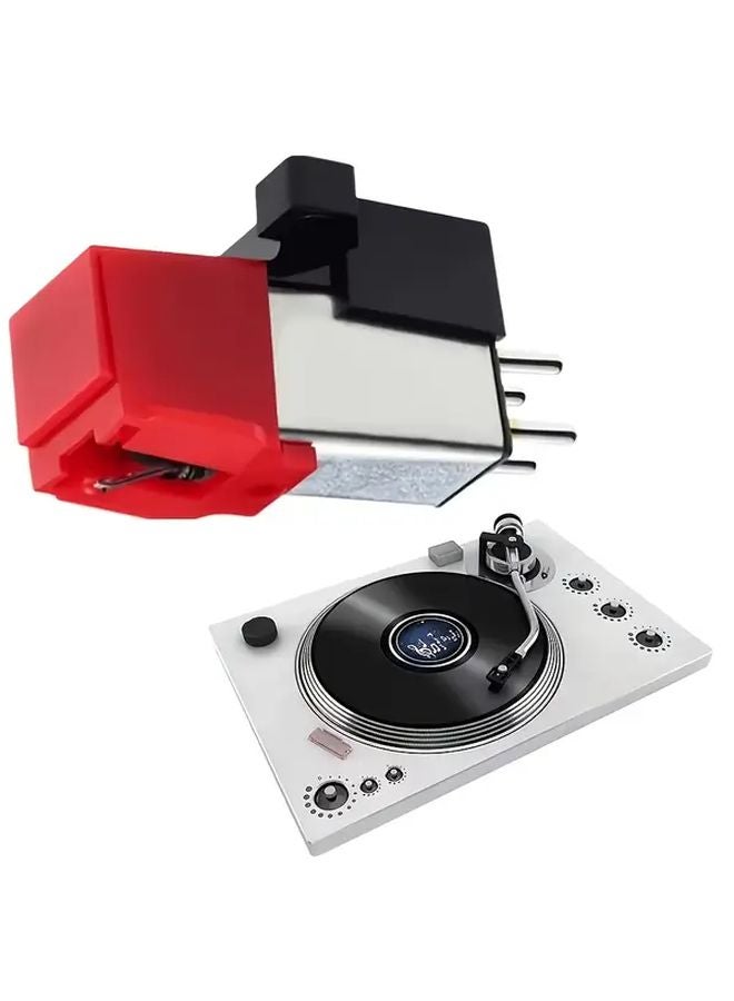 AT91R Red Hi Fi Dual Moving Magnet LP Cartridge Replacement For AT LP60X Turntables - Image 3