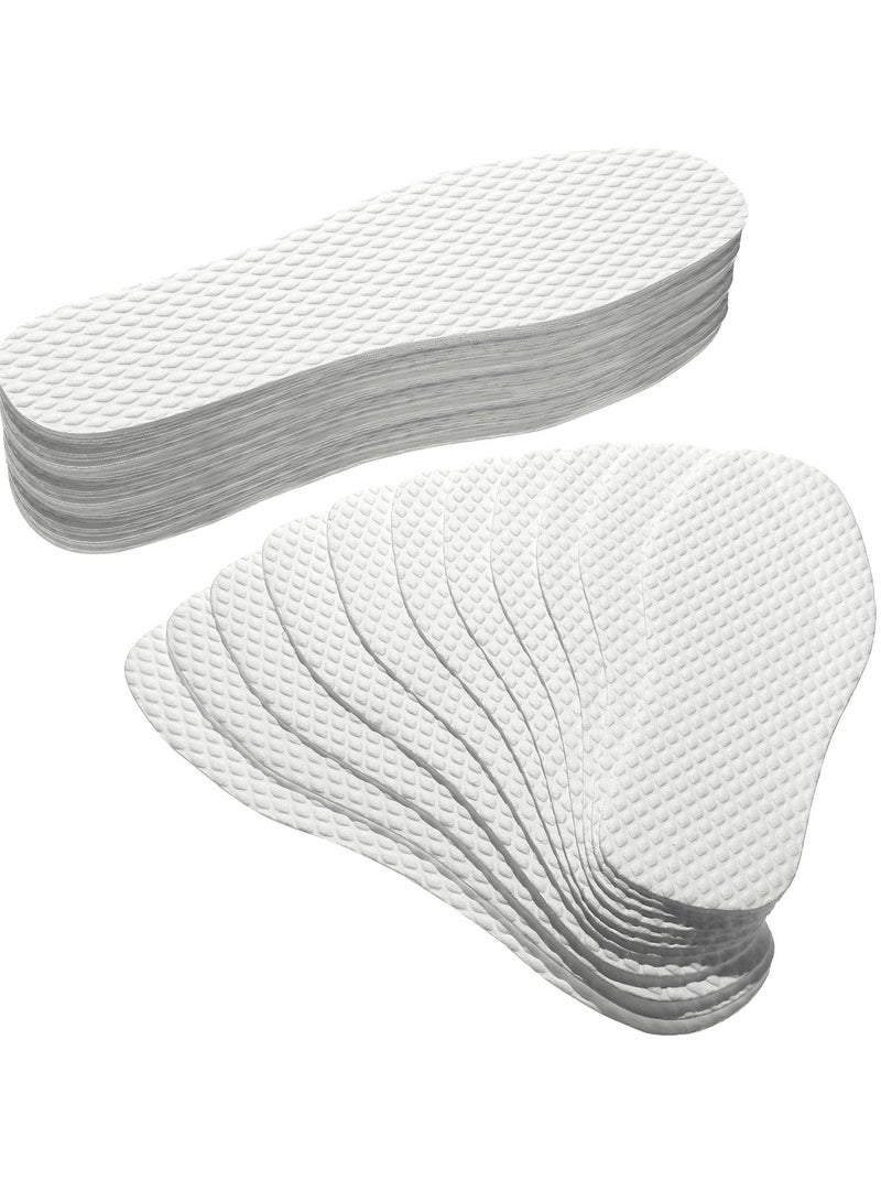 SYOSI Disposable Insoles, Breathable Thin Replaceable Shoe Inserts Sweat and Outdoor Liners Shoeliners for Women Men Hiking Running Boots Sneaker 30 Pairs - Image 1