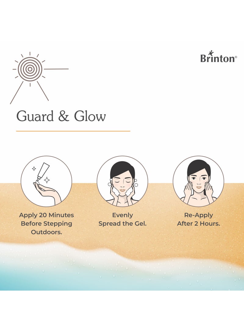 بريتون جل واقي شمس ملون معدني من يو في دوكس بعامل حماية من الشمس ٥٠ PA+++ واسع الطيف | واقي شمس معدني طبيعي ١٠٠٪ مع أكسيد الزنك وثاني أكسيد التيتانيوم بدون أي آثار بيضاء | لمسة نهائية غير لامعة ومقاومة للتعرق والماء | مناسب لجميع أنواع البشرة - Image 5