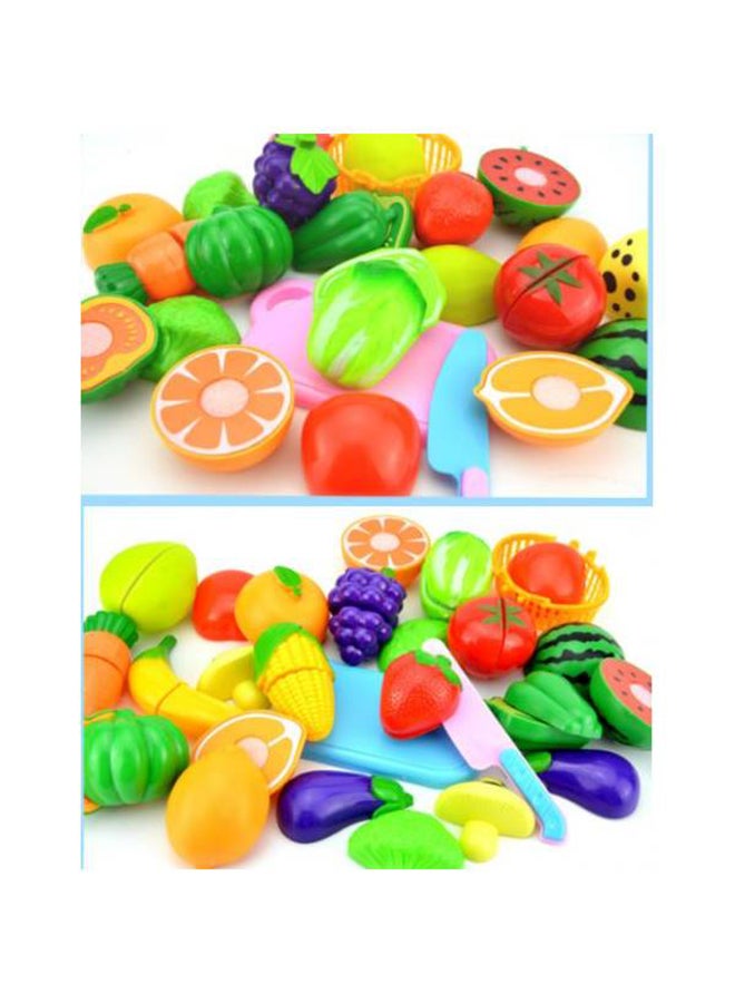 Loquat Portable Lightweight Compact Sturdy And Durable Pretend Fruit Vegetable Cutting Toy Play Set - Image 3