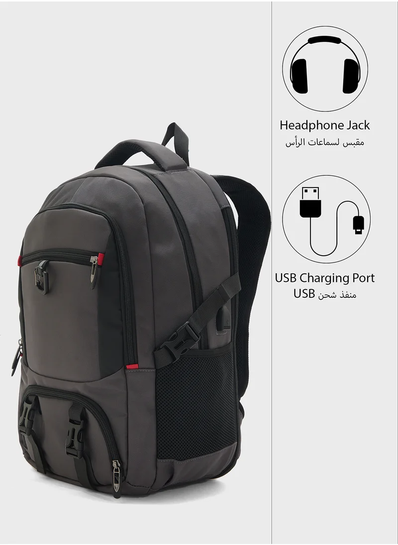 Seventy Five Casual Backpack With Ventilation Back Support