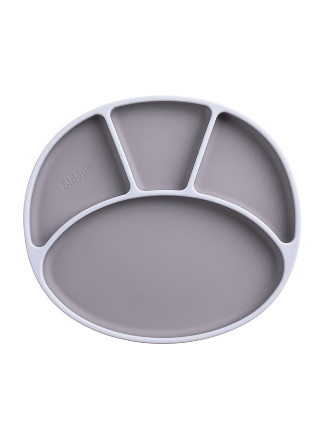 bibado Silicone Suction Divider Plate,  Teaching Little Ones Cutlery Control And Vital Independent Feeding Skills Suitable For 6 Months To 3 Years - Mist  - Image 1