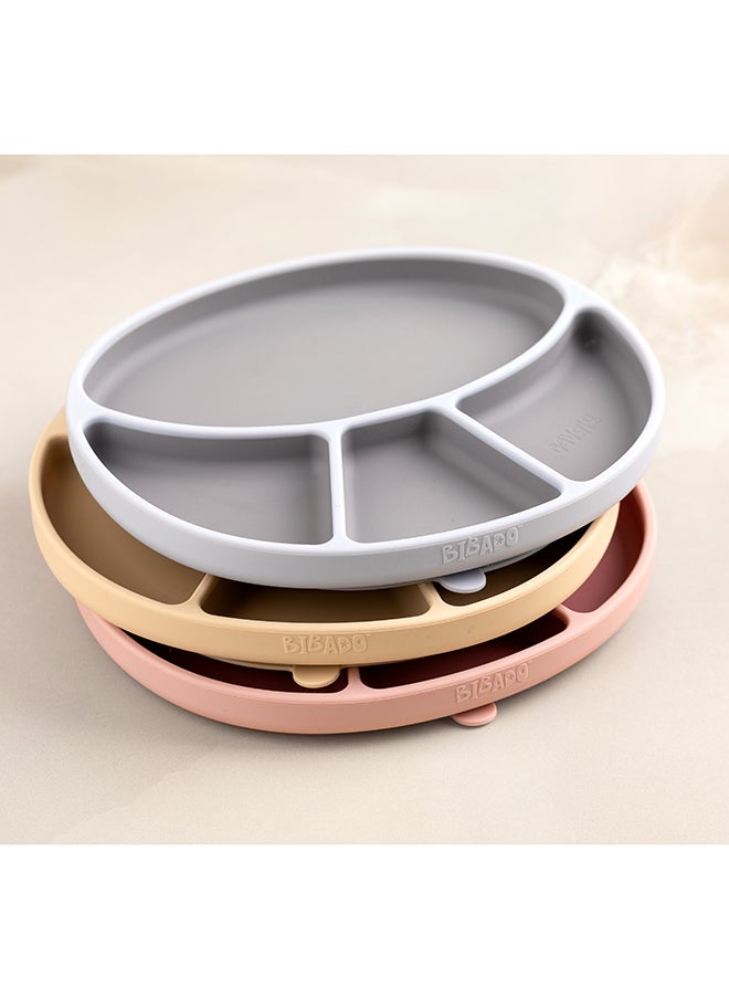 bibado Silicone Suction Divider Plate,  Teaching Little Ones Cutlery Control And Vital Independent Feeding Skills Suitable For 6 Months To 3 Years - Mist  - Image 5