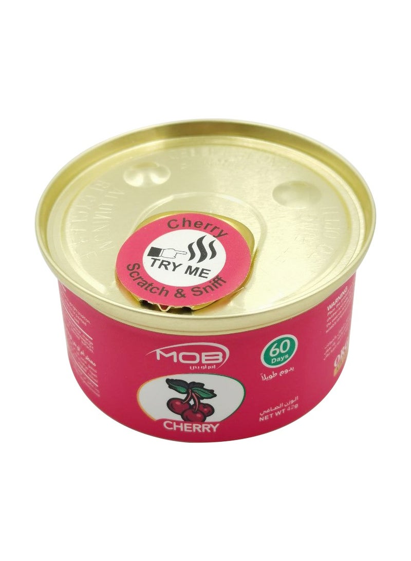 MOB Combo - 2PC MOB Car Organic Air Freshener Can, Air Freshener For Car And Home Last Upto 60 Days 42g Cherry Fragrance - Image 3