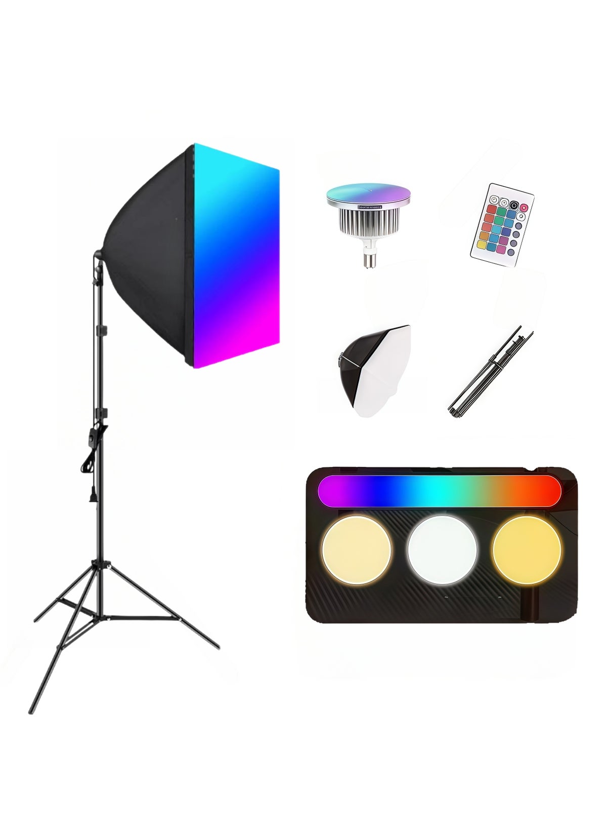 جلانفين Glanfen Mini Portable Photography Lighting Kit 150W