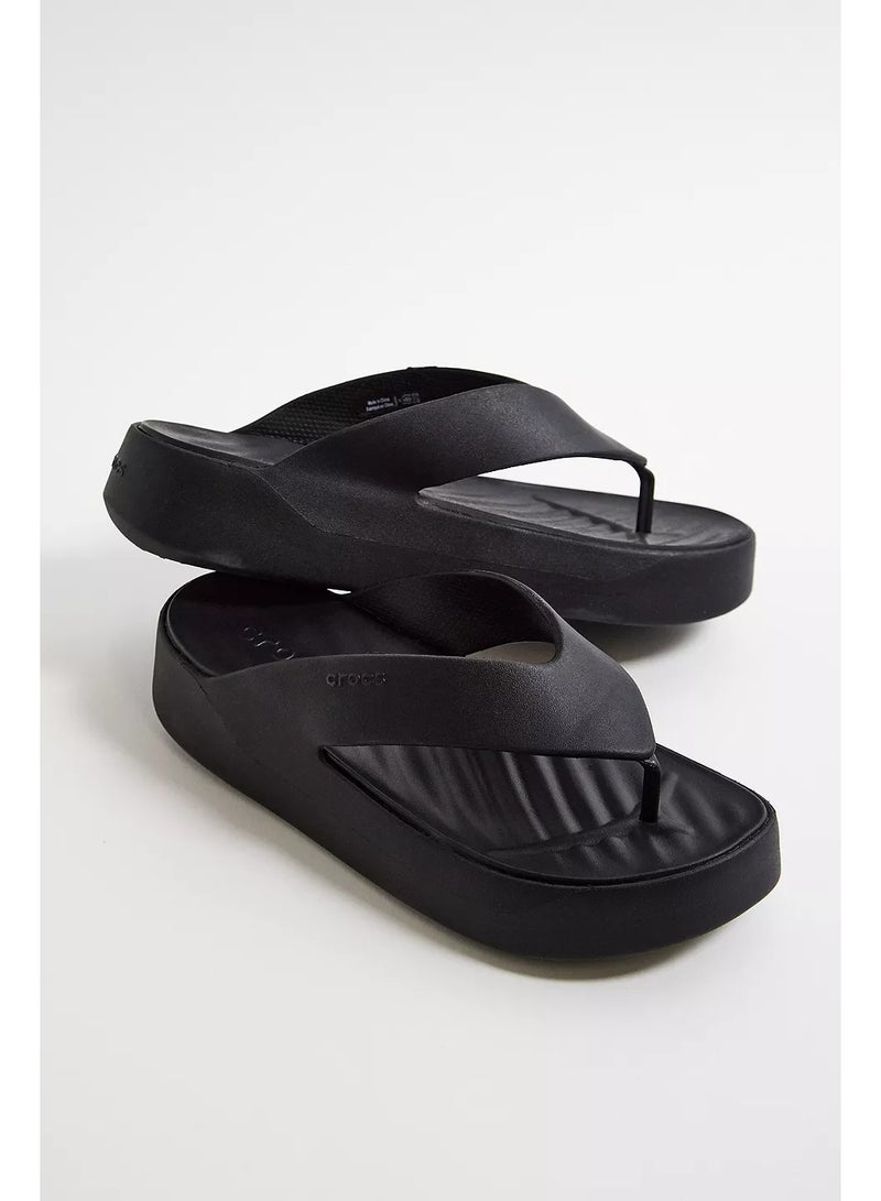CROC Crocs Getaway Platform Black Flip Flop - Image 2