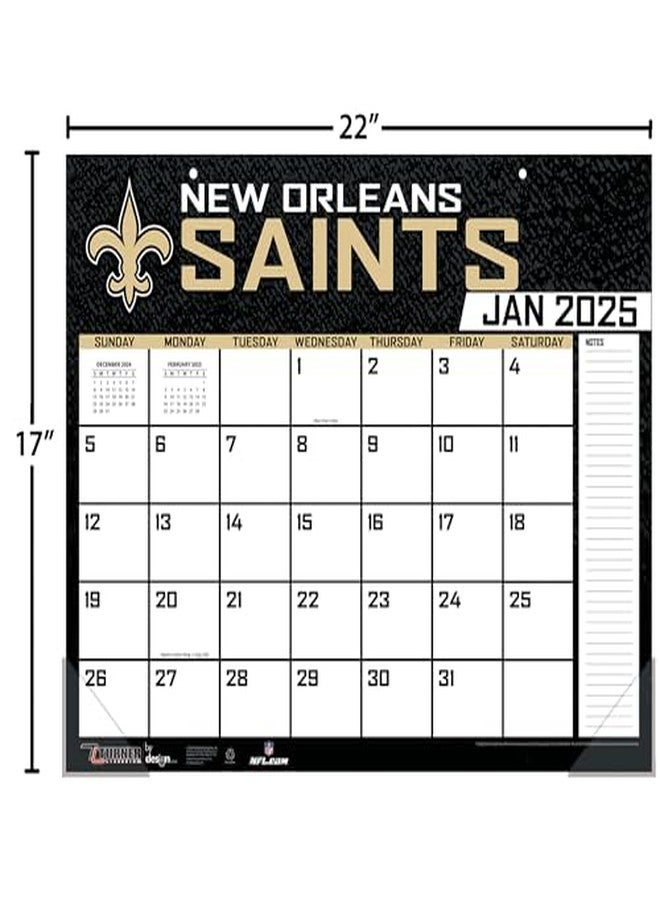 Turner Licensing TURNER SPORTS New Orleans Saints 2025 22x17 Desk Calendar (25998061544) - Image 5