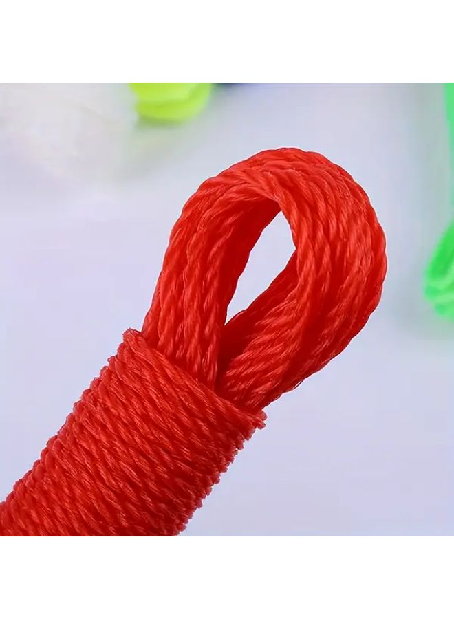 10 Meter Nylon Clothes Drying Rope Anti Slip Wear Resistant Handwoven Binding Cord Random Color - Image 2