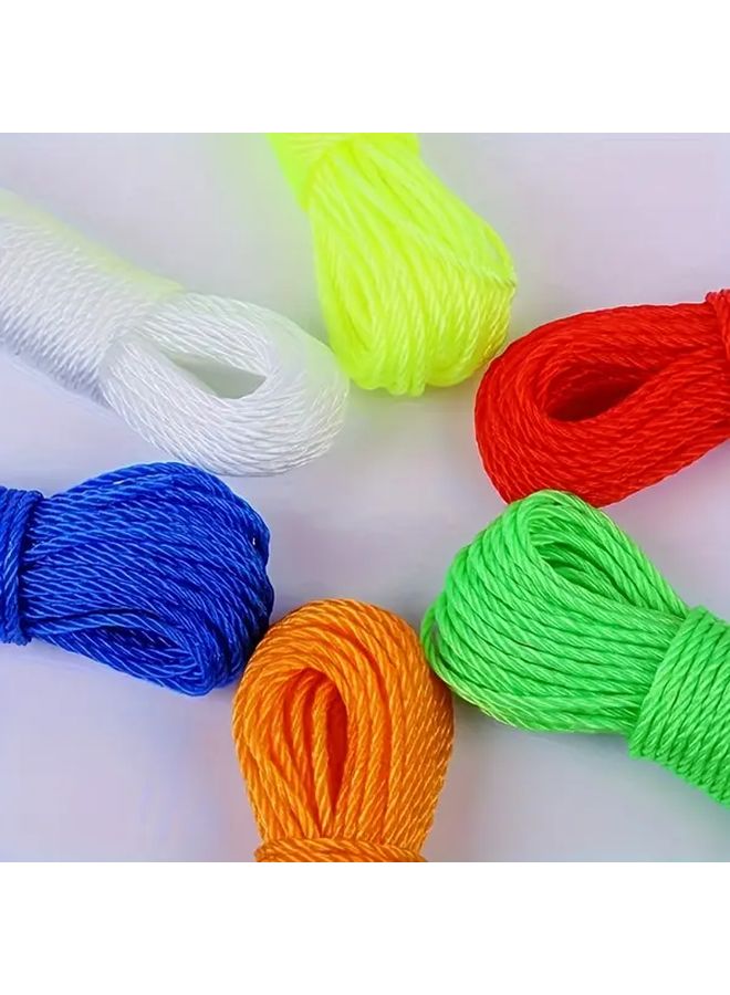 10 Meter Nylon Clothes Drying Rope Anti Slip Wear Resistant Handwoven Binding Cord Random Color - Image 5