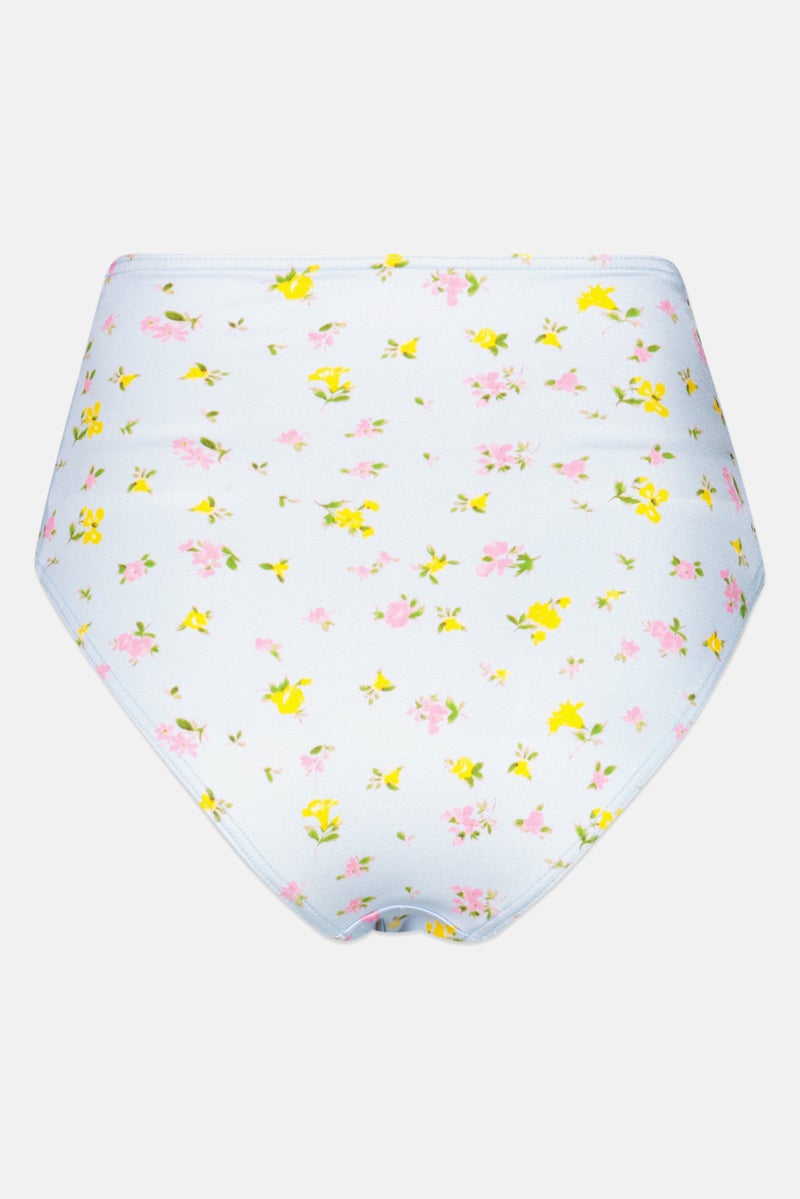 Asos Design Women Floral Pattern High Waist Bottom Bikini, Lavender  - Image 2