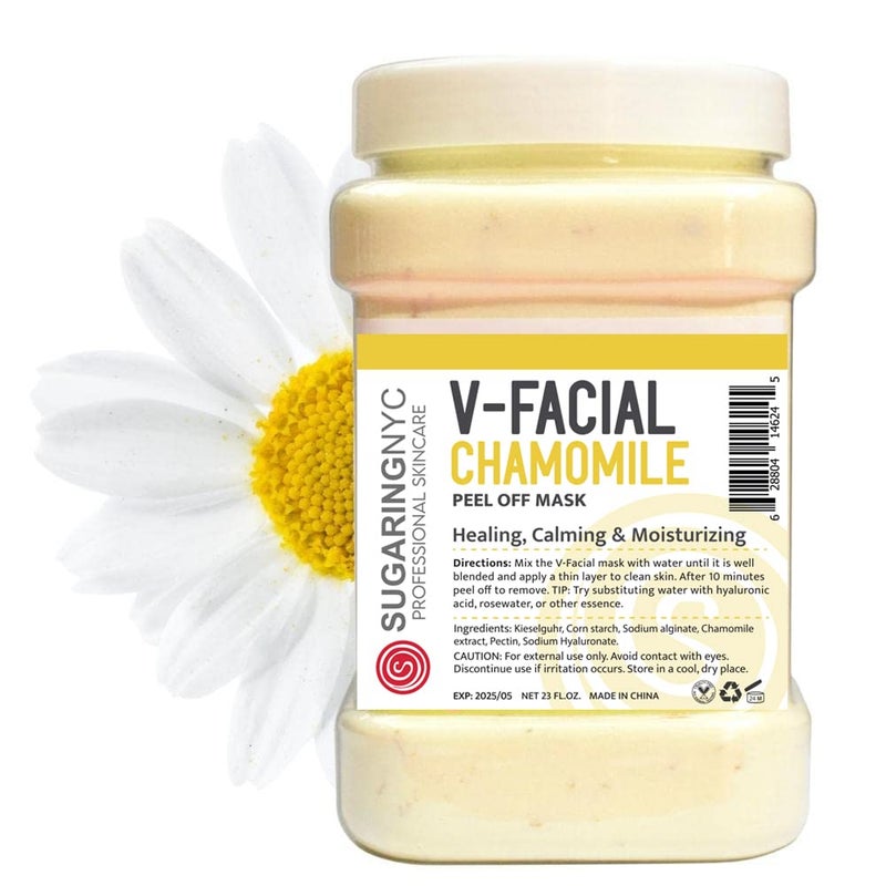 Sugaring NYC Chamomile Vajacial Jelly Mask Peel-Off Bikini, Underarms Area Peel Mask - Chamomile - Professional Size 23oz - Image 4