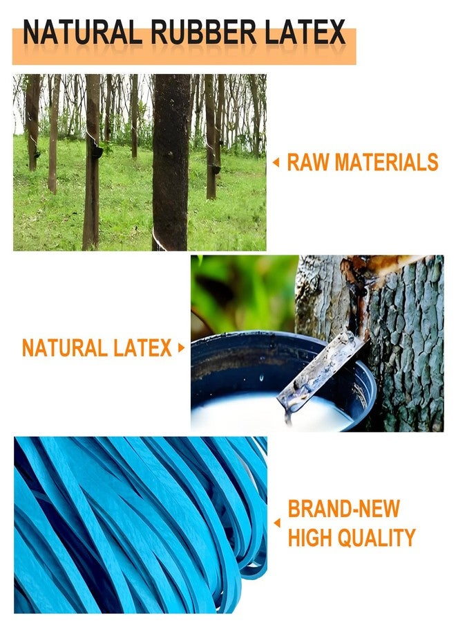 Doloftena 120pcs of large rubber bands, long and sturdy bulk elastics, upgrade strong elastics, big elastic advantage for school, home, kitchen, office supplies, la - Image 2