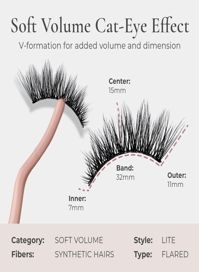 House of Lashes Iconic Lite False Eyelashes - Comfortable Fake lashes for Bold Daring Look, Easy and Reusable Faux Mink Lashes for All Eye Shapes - Image 3