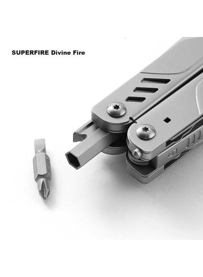 Supfire Q1 Outdoor Tool Pliers, Multifunctional Knife, Emergency Rescue Combination Folding Tool Pliers, Wrench, Small Knife, Tactical Pliers - Image 5