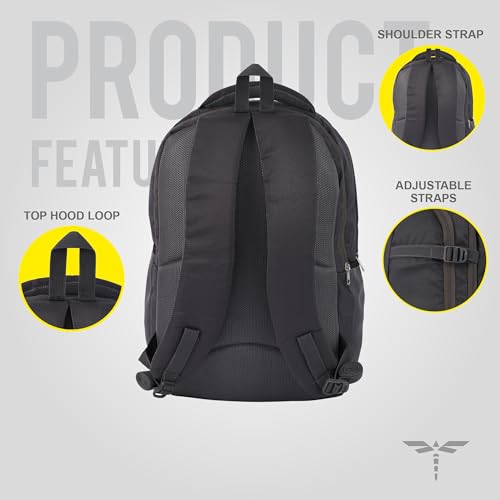 Impulse IMP Omega 35L Laptop Backpack/Office Bag/School Bag/College Bag/Business Bag/Travel Backpack Water Resistant Fits Up to 16 Inch Laptop with 1 Year Warranty (Grey) - Image 4