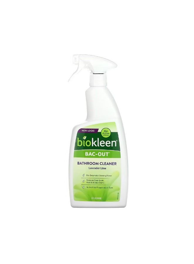 Biokleen Bac Out Bathroom Cleaner Lavender Lime 32 fl oz 946 ml - Image 1