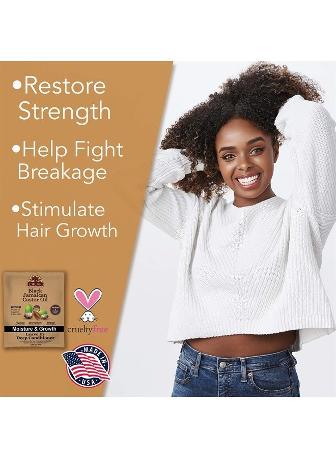 OKAY - Black Jamaican Castor Oil Leave-In Conditioner - All Hair Types/Textures - Repair, Moisturize, Grow Healthy Hair - with Argan Oil, Shea Butter - Free of Parabens, Silicones, Sulfates - 1.5 oz - Image 5