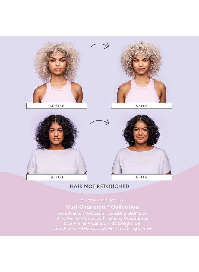 Briogeo شامبو كيرل كاريزما المرطب لتعريف وترطيب الشعر الموجي والمجعد والمجعد نباتي خالي من الفثالات والبارابين 8 أونصات - Image 3