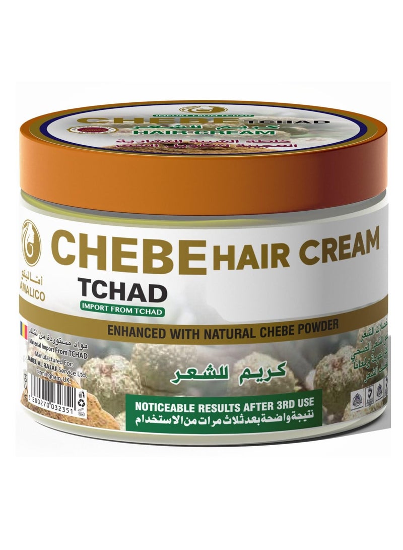 AMALICO Hair Leave-in Cream with Chebe Powder for Hair Growth | African Natural Chebe Powder for Hair growth 200 GM - Image 1