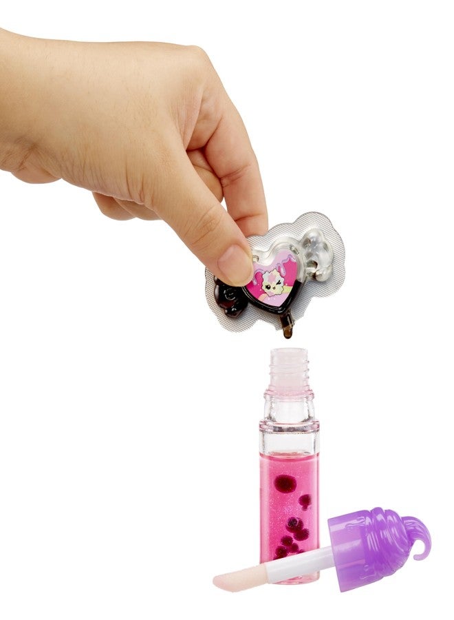 Yummiland Lip Gloss Doll: Sour Sweeties - Astrid Stars Includes DIY Lip Gloss + Removable Keychain, Cosmetic Play, Collectible, Ages 4+ - Image 2