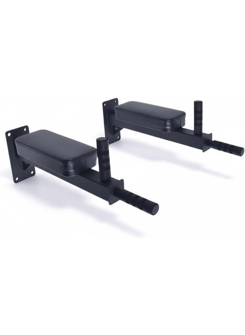 SportQ Heavy Wall Dips – Chest Wall Parallel for Triceps, Core Muscles | 180kg Steel Design with Padded Armrests & Multiple Handles | Home Gym Equipment - Image 1