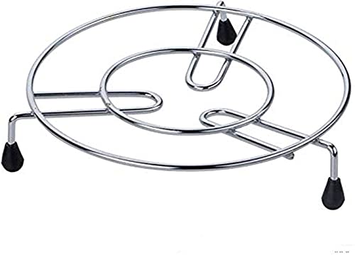 Bekner Premium Large Size (20 cm Diameter) Stainless Steel Hot Pot Ring Trivets for Kitchen Dining Table Pot Stand 20 cm / 7.5 Inch Diameter - Image 1