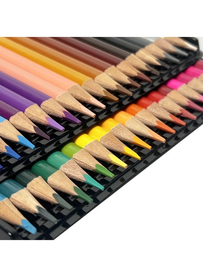 Deli Triangle Soft Basswood Colored Pencil -Rich 36 Color - Image 5