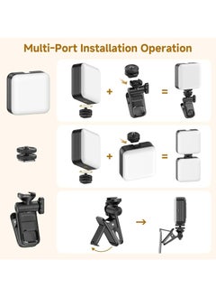 Generic 80 LED Selfie Light, Phone Light with Clip & 1/4 in Screw Hole, Portable Light with 3 Light Modes, Rechargeable Clip Fill Video Conference Light Selfie Panel Light for Phone/Camera/iPad/Laptop/TikTok  - Image 5