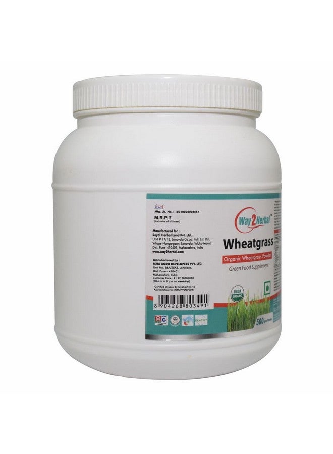 Way2Herbal Wheatgrass Powder (500 Gram Pack of 1) - Image 5