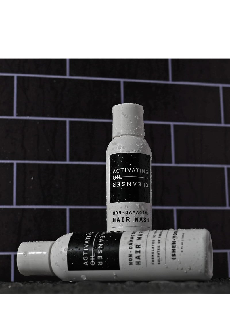 (SHEHVOO) (SHEH•VOO) AOC DUO Kit - (2) Activating Oil Cleansers - 2 in 1 Hair Wash - Shampoo/Conditioner Alternative - Sulfate & Paraben Free (4 fl oz Each)  - Image 3