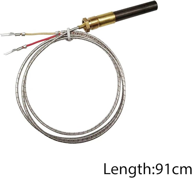 2 Pack 91cm Aluminum Foil Thermopile Thermocouple For Water Heater Fast Heat Transfer Corrosion Resistance Thermal Sensor - Image 3