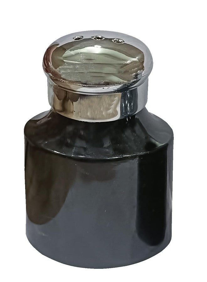 PAUL SONS Hospitality Spices Shaker Top/Plastic Bottom Dispensers with Lids/Salt & Pepper Shakers Black (Pack of 2Pc) - Image 2