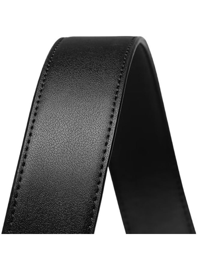 Samsonite حزام جلد سامسونيت للرجال، حزام عام  زودياك، حزام بكلة أوتوماتيكية من جلد البقر الفاخر، صندوق هدايا للرجال Nq19051 - Image 1