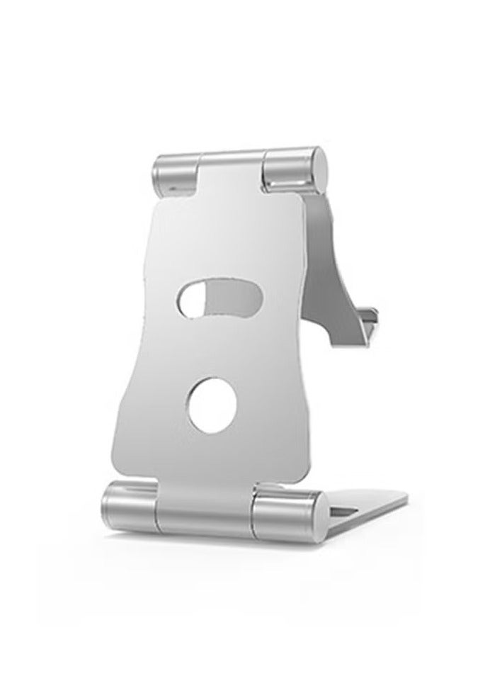 Office Desk Phone Stand Holder For iPhone Silver. - Image 1