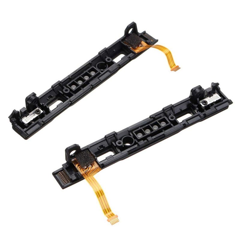 GGZone Left Right Slide Rail Replacement Slider Rail with Sensor Flex Cable for Nintendo Switch Joy Con Controller L R Switch Middle Button Holder - Image 3