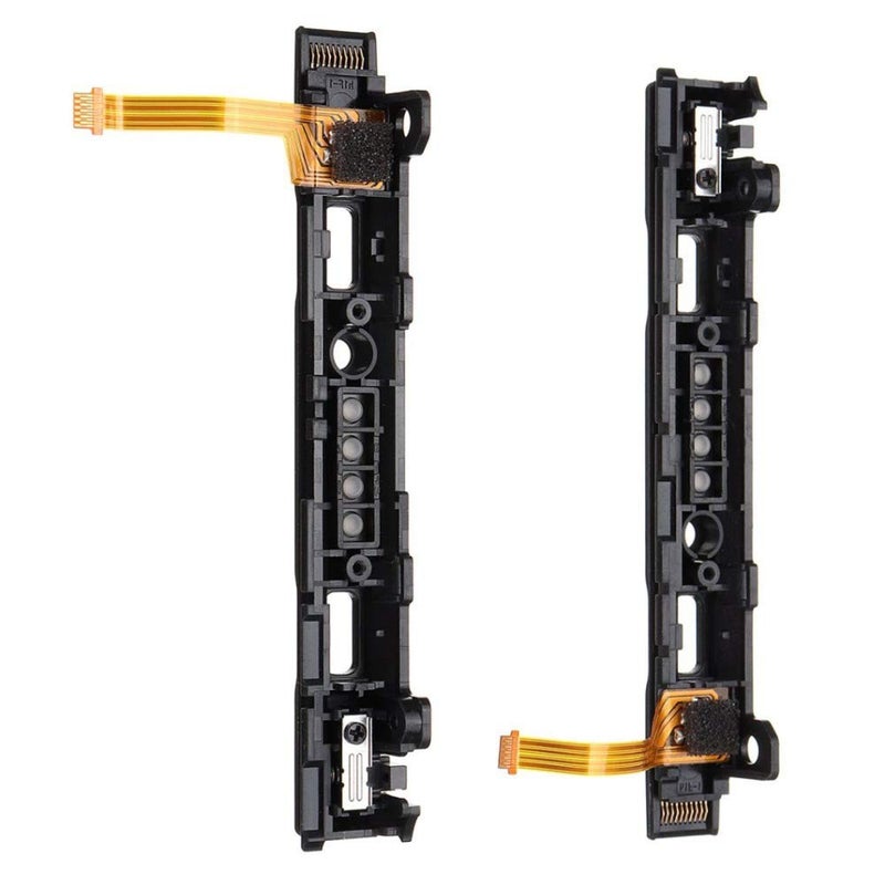 GGZone Left Right Slide Rail Replacement Slider Rail with Sensor Flex Cable for Nintendo Switch Joy Con Controller L R Switch Middle Button Holder - Image 2