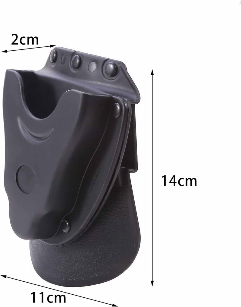 cheekyglo Plastic Gun Holster Waist Pouch Holster Gun Case Waist Storage Holder Organizer Bag Training Hunting Accessories - Image 2