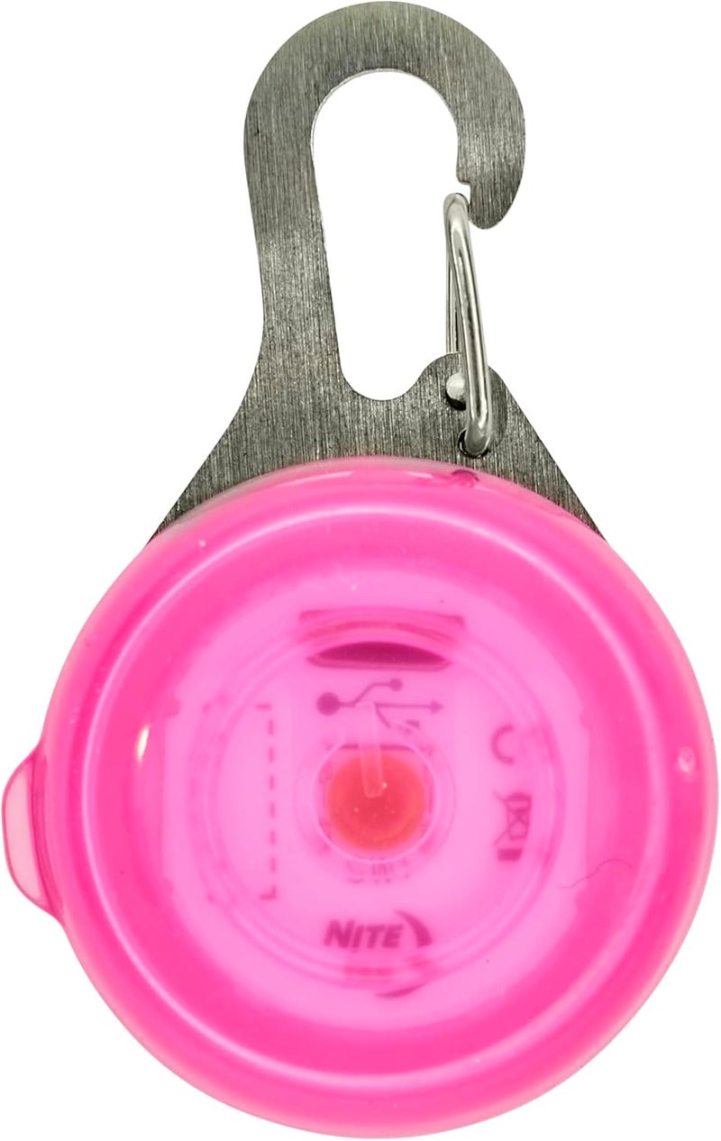 NiteIze SpotLit Rechargeable Collar Light  Pink  - Image 5