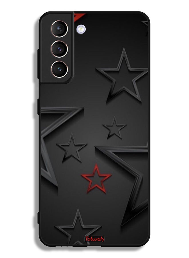 Tolwak Samsung Galaxy S21 Plus 5G Protective Case Cover Stars Pattern - Image 2
