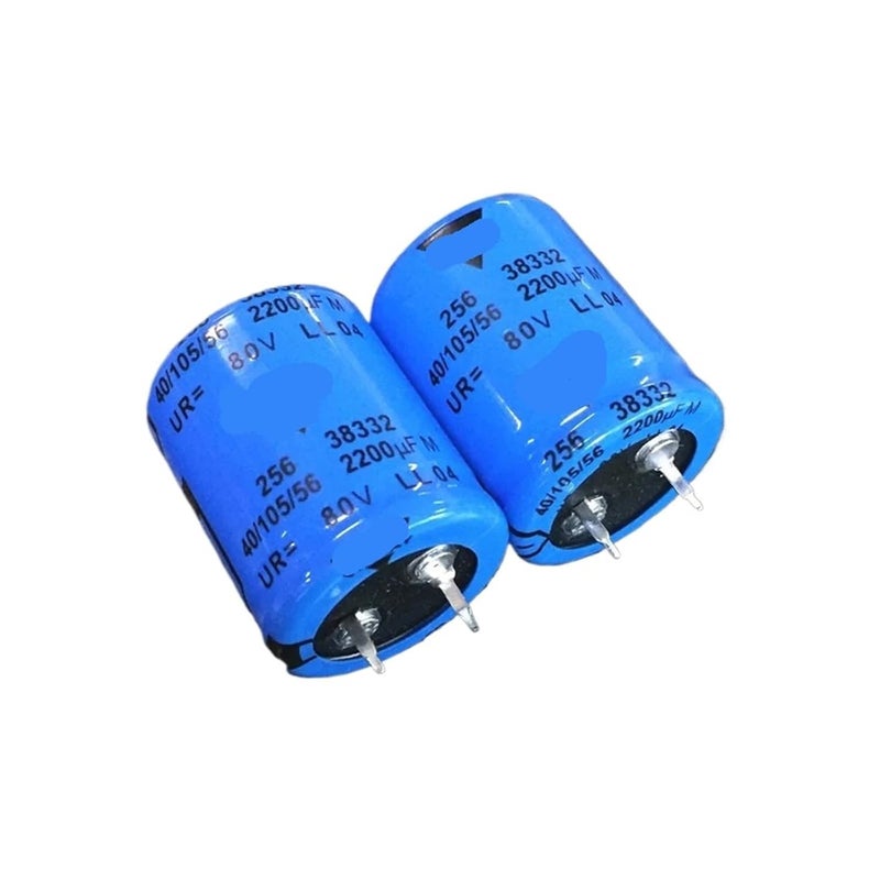 2 قطعة 80 فولت 2200 ميكروفاراد 25x30 مم مكثف إلكتروليتي ألومنيوم سلسلة 256 بديل مزود الطاقة - Image 2