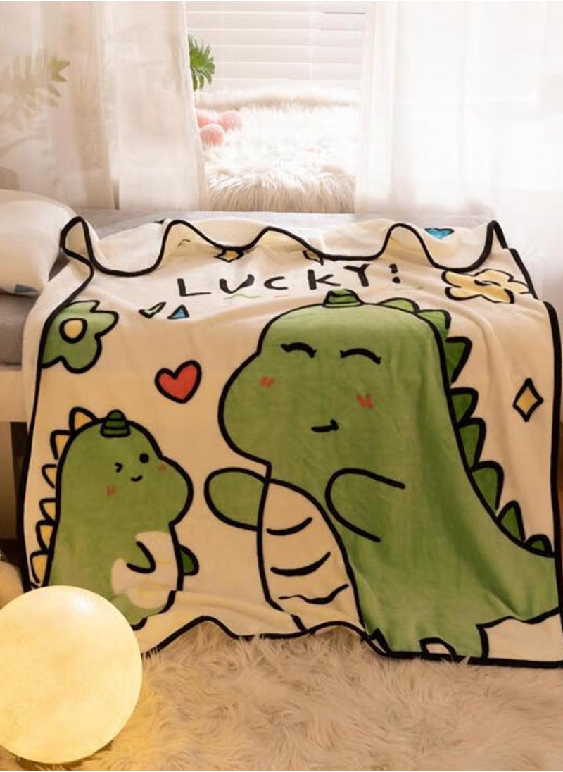 Kids Baby Blanket Unisex Newborn, Super Soft Comfy Little Dinosaur Blanket, for Toddler Baby Nursery Bed Blankets Stroller Crib Shower Gifts, （Little Dinosaur 39 x 55 Inch）