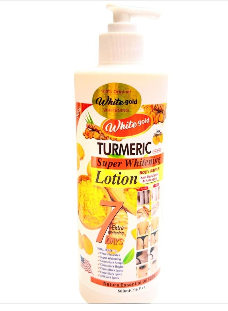 Turmeric Super Whitening Lotion Body Repar 500ML