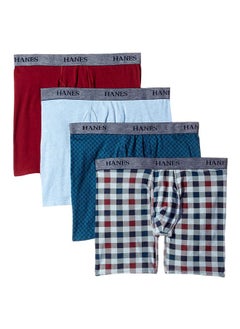 Hanes Mens 4 Pack Ultimate Stretch Boxer Brief