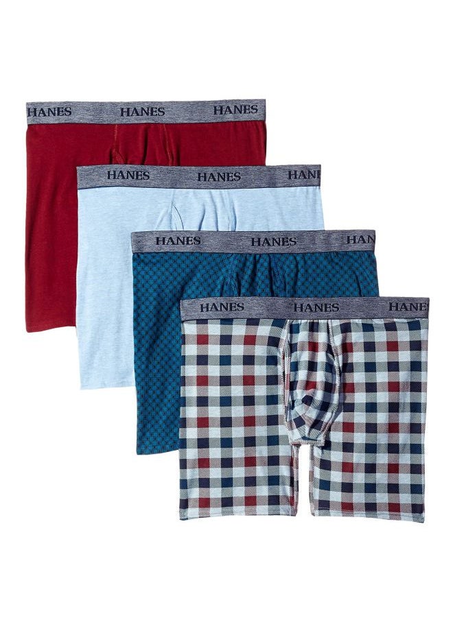 Hanes - Hanes Mens 4 Pack Ultimate Stretch Boxer Brief - Image 1