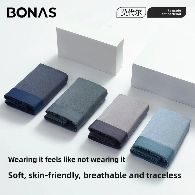 Men''s Underwear 2025 New Mulberry Silk Bacteriostatic Crotch Men''s Summer Underwear Skin-friendly Breathable Traceless Men''s Underwear - Image 2