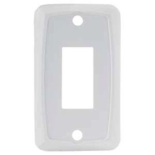 JR Products 12841-5 White Single Switch Wall Plate, (Pack of 5) - Image 1
